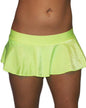 Sexy Lycra Extreme Ruffle Mini Skirt