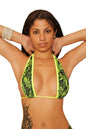 Marijuana Print Halter Top