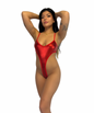 Sassy Red Metallic Monokini Stripper Outfit