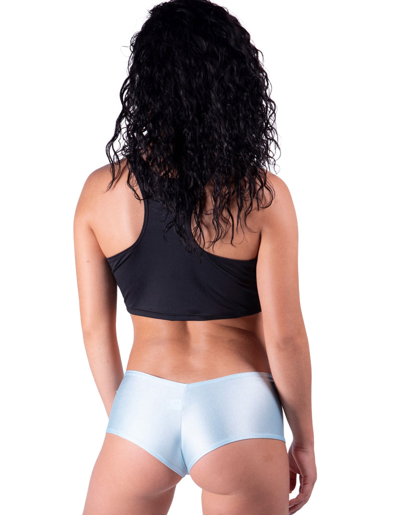 Baby Blue Basic Cheeky Booty Shorts Stripper Clothes