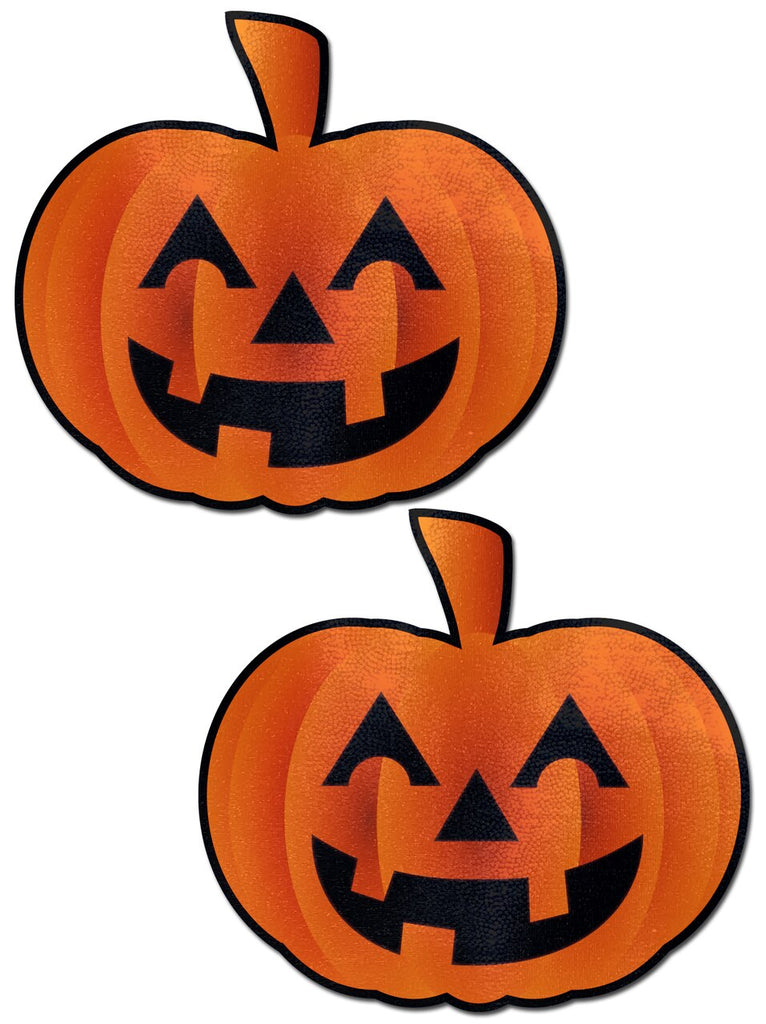 Spooky Halloween Jack O' Lantern Nipple Covers