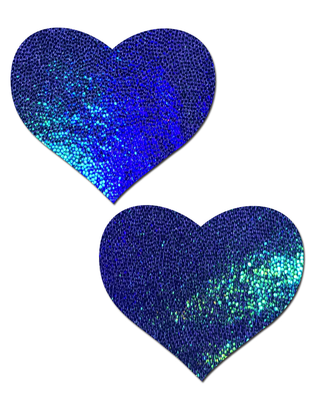Liquid Blue Spectrum Heart Nipple Covers Stripper Wear